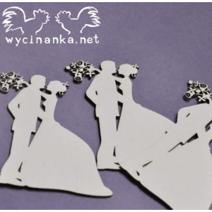 Tekturka Wycinanka Summer Wedding - Pary młode #1, 3szt